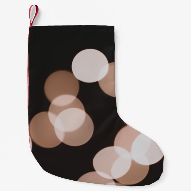 Petite Chaussette De Noël Feux de livres Brown (Devant)