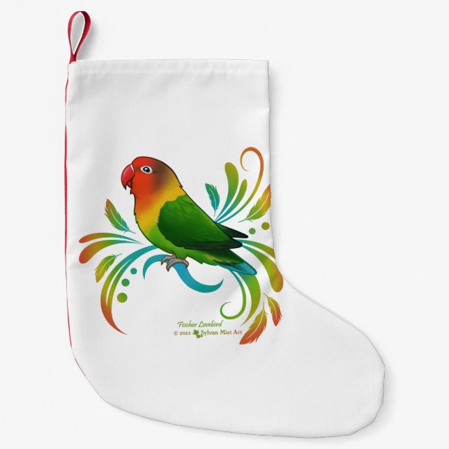 Petite Chaussette De Noël Fischer Lovebird (Devant)