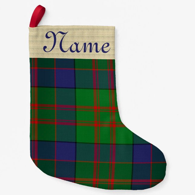 Petite Chaussette De Noël Flannel Stocks de Noël (Devant)