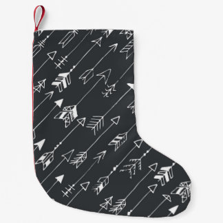 Petite Chaussette De Noël Flèches dans l'obscurité : Motif à main
