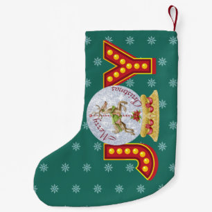 Petite Chaussette De Noël Flèches de neige de Noël