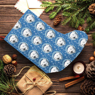 Petite Chaussette De Noël Flèches de neige Ours Polaire Art Nouveau