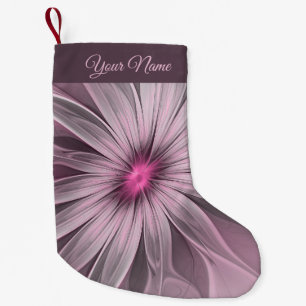 Petite Chaussette De Noël Fleur de fantaisie Abstraite Fleur de prunier Frac