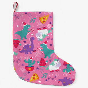 Petite Chaussette De Noël fleur de neige moche de la pizza unicorne de la pa