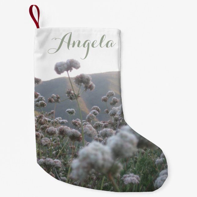 Petite Chaussette De Noël Fleur sauvage de montagne (Devant)