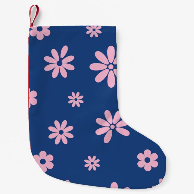 Petite Chaussette De Noël Fleurs et pétales 13 (Devant)