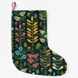 Petite Chaussette De Noël Fleurs éternelles : Élégance florale tirée à la ma