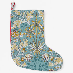 Petite Chaussette De Noël Fleurs vintages et feuillage sans couture motif su