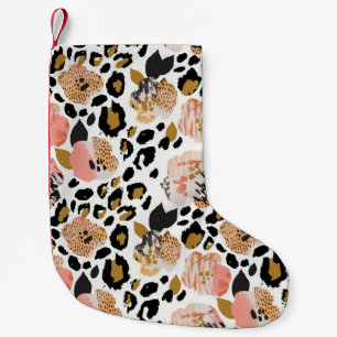 Petite Chaussette De Noël Floral, poster de animal, motif sans soudure.