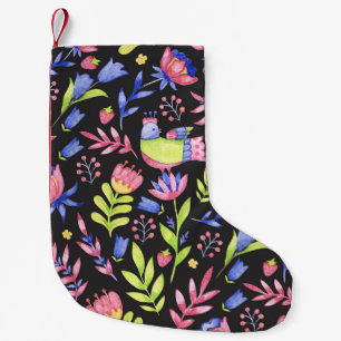 Petite Chaussette De Noël Flore printanière : Motif imperméable