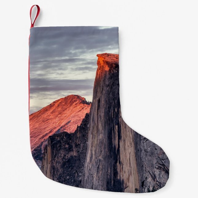 PETITE CHAUSSETTE DE NOËL FORMATIONS DE ROCHES BROWN ET NOIRES (Devant)
