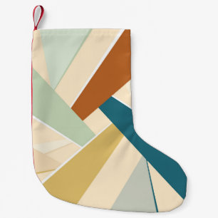 Petite Chaussette De Noël Forme géométrique Abstraite