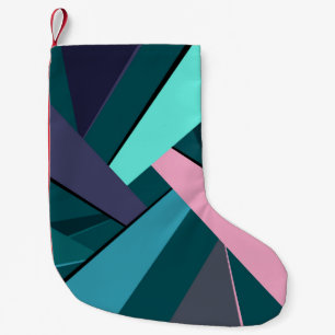 Petite Chaussette De Noël Forme géométrique Abstraite 6