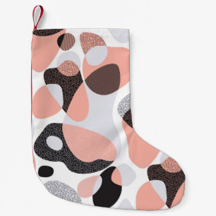 Petite Chaussette De Noël Formes naturelles : Texture géométrique sans joint