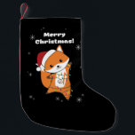 Petite Chaussette De Noël Fox Christmas Snow Winter Animals Foxes Adult Clot<br><div class="desc">Le renard pour Noël avec des lumières de fées. Animaux amusants avec des cadeaux et de la neige aux vacances. Aussi drôle pour Noël en juillet. Les renards sont des animaux sucrés et parfaits pour Noël.</div>