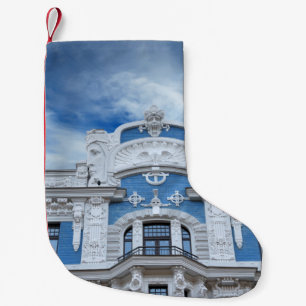 Petite Chaussette De Noël Fragment Art Nouveau : Détail architectural de Rig