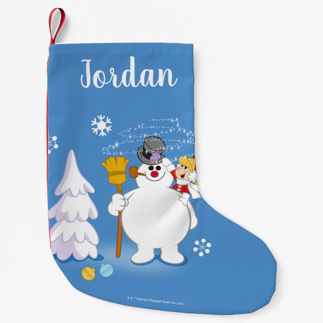 Petite Chaussette De Noël Frosty the Snowman™ | Frosty & Karen Winter Fun (Devant)