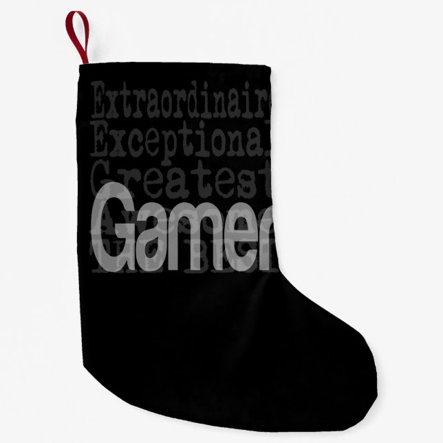 Petite Chaussette De Noël Gamer Extraordinaire (Devant)