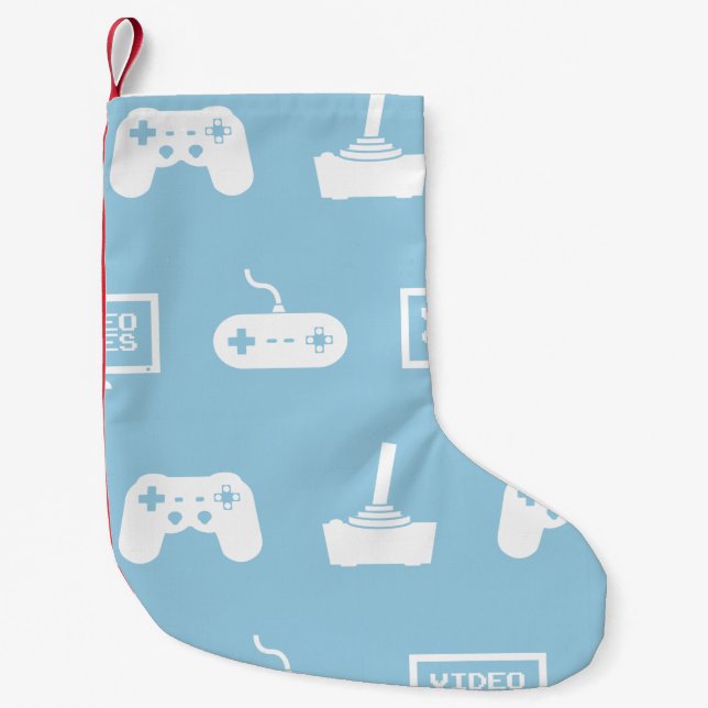Petite Chaussette De Noël Gamer orienté de jeu vidéo de conception de jeu de (Devant)