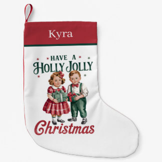 Petite Chaussette De Noël garçon fille de Noël ajouter un nom