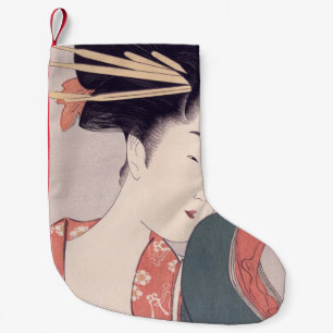 Petite Chaussette De Noël Geisha japonais