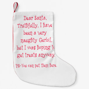 Petite Chaussette De Noël Gerbille vilaine