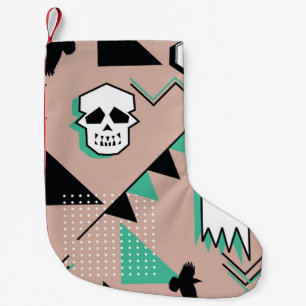 Petite Chaussette De Noël Ghost motif, halloween thème sans couture motif av