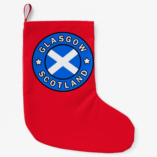 Petite Chaussette De Noël Glasgow Écosse (Devant)