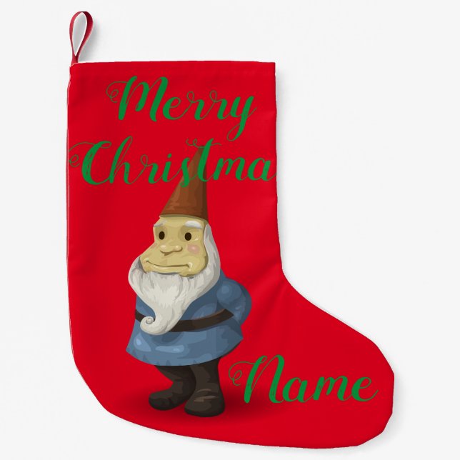 Petite Chaussette De Noël Gnome de vacances d'hiver Thunder_Cove (Devant)