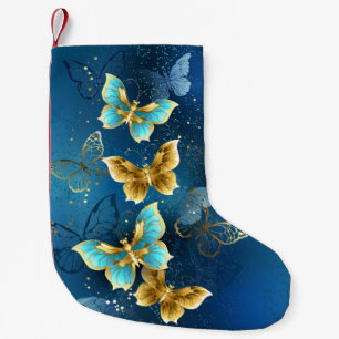 Petite Chaussette De Noël Golden butterflies