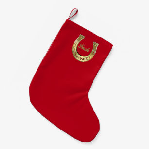 Petite Chaussette De Noël Golden horseshoe