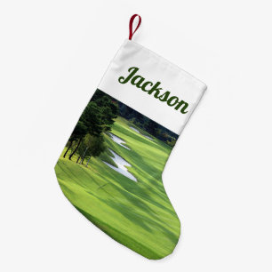 Petite Chaussette De Noël Golf et trappes de sable