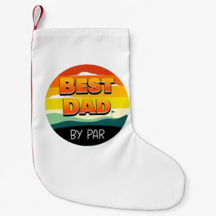 Petite Chaussette De Noël Golfing Golfeur papa meilleur papa par pair