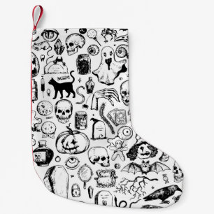 Petite Chaussette De Noël Grande collection de doodles halloween. Vinta dess