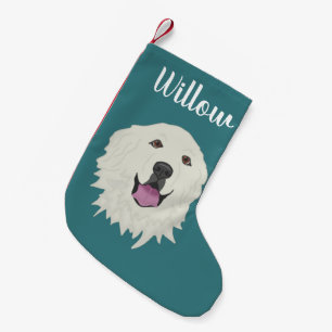 Petite Chaussette De Noël Grande Pyrénées personnalisées
