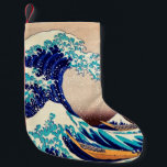 Petite Chaussette De Noël Grande vague au large de Kanagawa japonais Vintage<br><div class="desc">Katsushika Hokusai The Great Wave Off Kanagawa (1830) The Great Wave off Kanagawa, également connu sous le nom de The Great Wave ou simplement The Wave, est une version en ukiyo-e de l'artiste japonais Hokusai, publiée entre 1830 et 1833 à la fin de la période Edo comme première impression dans...</div>