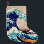 Petite Chaussette De Noël Grande vague au large de Kanagawa japonais Vintage<br><div class="desc">Katsushika Hokusai The Great Wave Off Kanagawa (1830) The Great Wave off Kanagawa, également connu sous le nom de The Great Wave ou simplement The Wave, est une version en ukiyo-e de l'artiste japonais Hokusai, publiée entre 1830 et 1833 à la fin de la période Edo comme première impression dans...</div>