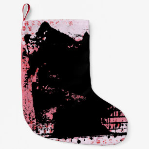 Petite Chaussette De Noël Graphique de texture Vintage Grunge Arrière - plan