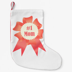 Petite Chaussette De Noël Gratitude Numéro Une maman lauréat du prix ruban