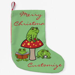 Petite Chaussette De Noël Grenouilles de Cottagecore Thunder_Cove