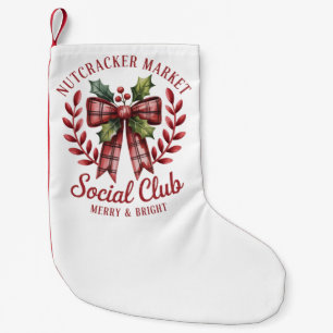 Petite Chaussette De Noël Groupe de marché de shopping Club Social Casse-Noi