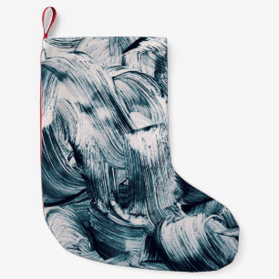 Petite Chaussette De Noël Grunge brush strokes background