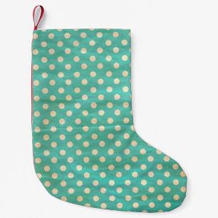 Petite Chaussette De Noël Grunge pois motif transparent