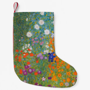 Petite Chaussette De Noël Gustav Klimt Fleur Jardin Cottage Nature
