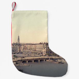 Petite Chaussette De Noël Hambourg Alsterarkaden Deutschland Alster Allemagn