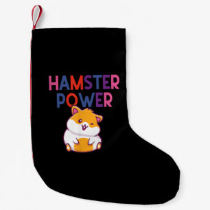 Petite Chaussette De Noël Hamster Power Cube Hamster