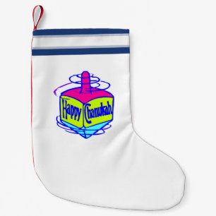 Petite Chaussette De Noël Hanoukka Dreidel