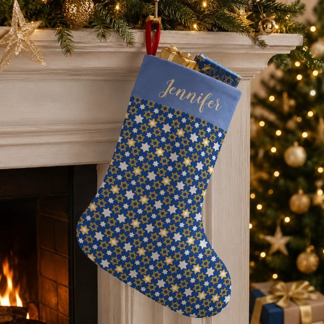 Petite Chaussette De Noël Hanukkah étoile de David juive (Créateur téléchargé)