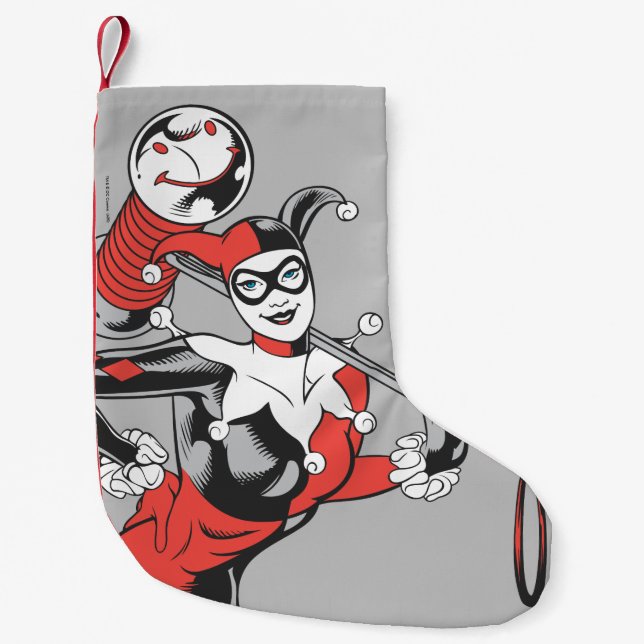 Petite Chaussette De Noël Harley Quinn 4 (Devant)