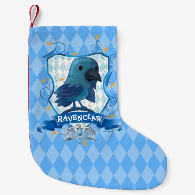 Petite Chaussette De Noël Harry Potter | Blason RAVENCLAW™ Charmeur (Devant)